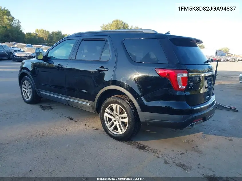 2018 FORD EXPLORER VIN 1FM5K8D82JGA94837 — фото 3
