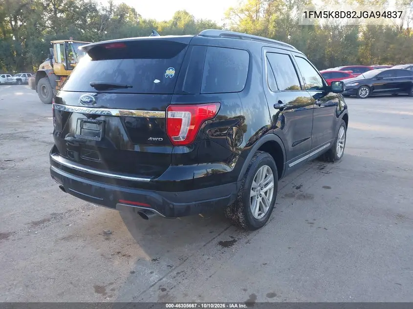 2018 FORD EXPLORER VIN 1FM5K8D82JGA94837 — фото 4