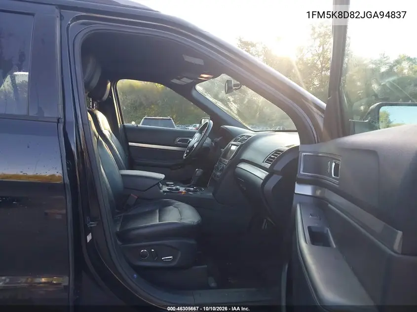 2018 FORD EXPLORER VIN 1FM5K8D82JGA94837 — фото 5