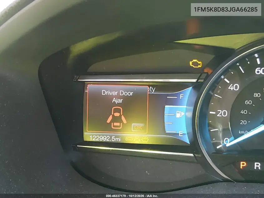 2018 FORD EXPLORER VIN 1FM5K8D83JGA66285 — фото 15