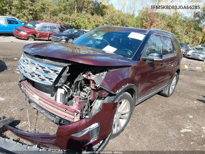 2018 FORD EXPLORER VIN 1FM5K8D83JGA66285 — фото 2