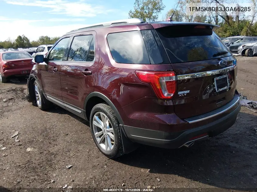 2018 FORD EXPLORER VIN 1FM5K8D83JGA66285 — фото 3