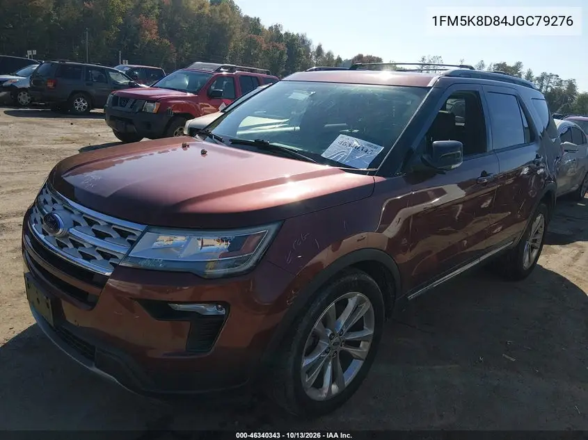 2018 FORD EXPLORER VIN 1FM5K8D84JGC79276 — фото 2