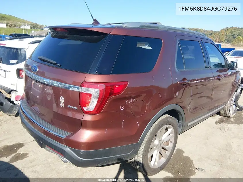 2018 FORD EXPLORER VIN 1FM5K8D84JGC79276 — фото 4