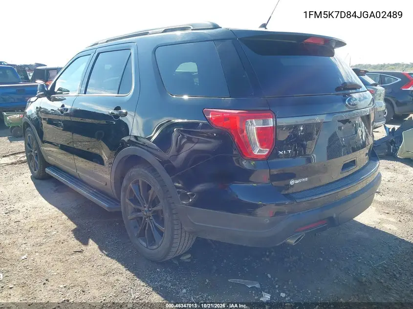 2018 FORD EXPLORER VIN 1FM5K7D84JGA02489 — фото 3