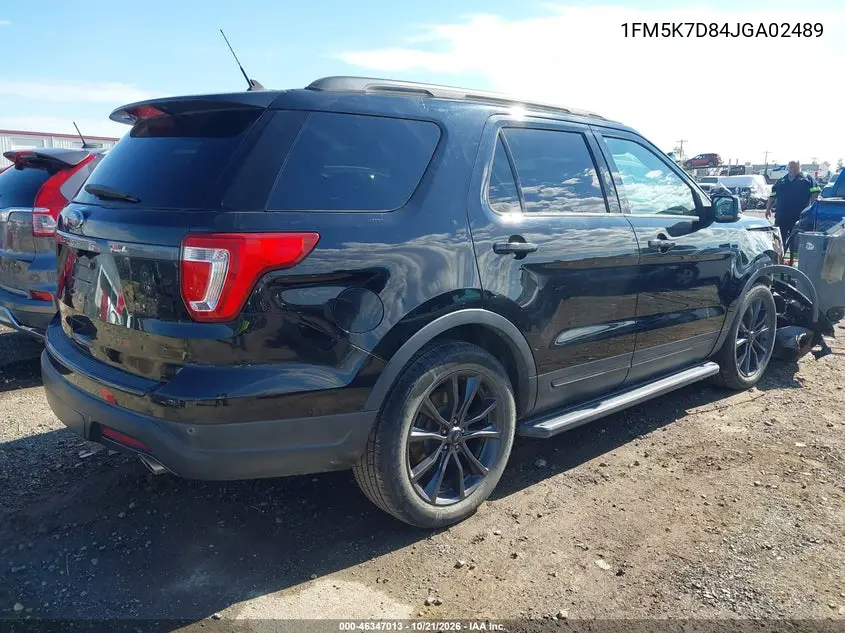 2018 FORD EXPLORER VIN 1FM5K7D84JGA02489 — фото 4