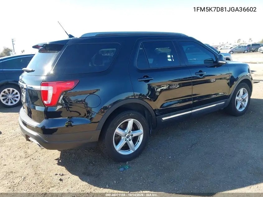 2018 FORD EXPLORER VIN 1FM5K7D81JGA36602 — фото 4