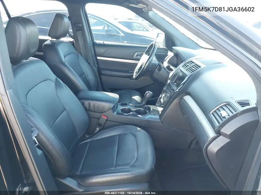 2018 FORD EXPLORER VIN 1FM5K7D81JGA36602 — фото 5