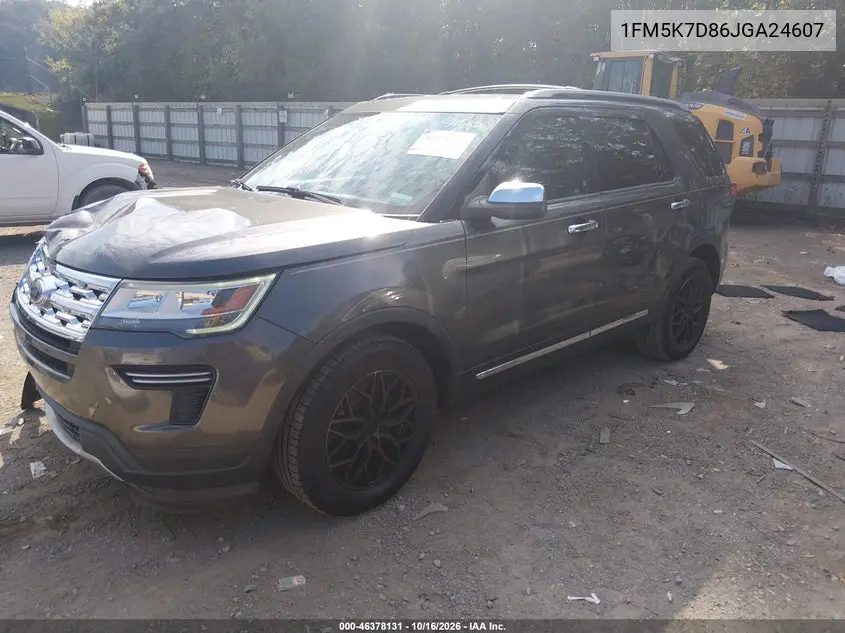 2018 FORD EXPLORER VIN 1FM5K7D86JGA24607 — фото 2