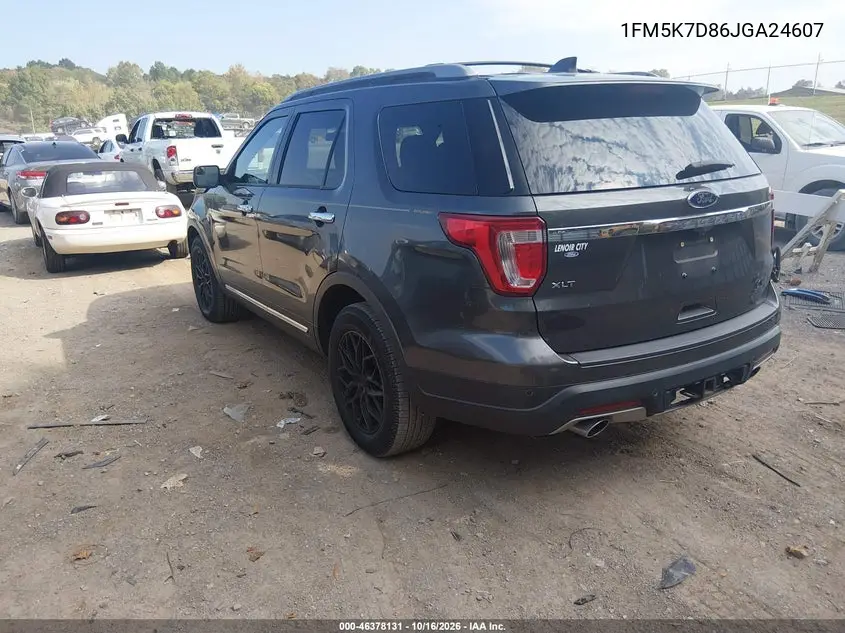 2018 FORD EXPLORER VIN 1FM5K7D86JGA24607 — фото 3