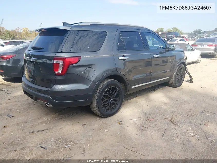 2018 FORD EXPLORER VIN 1FM5K7D86JGA24607 — фото 4