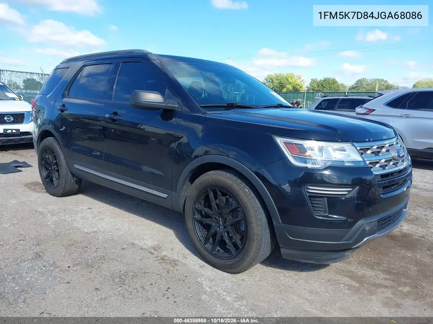 FORD EXPLORER 2018, VIN 1FM5K7D84JGA68086