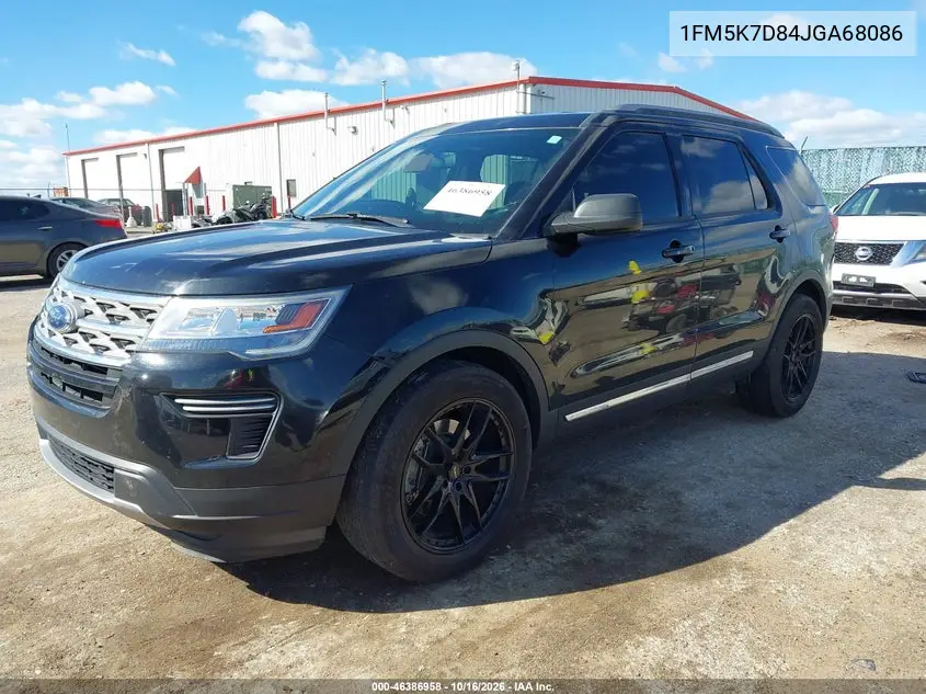 2018 FORD EXPLORER VIN 1FM5K7D84JGA68086 — фото 2