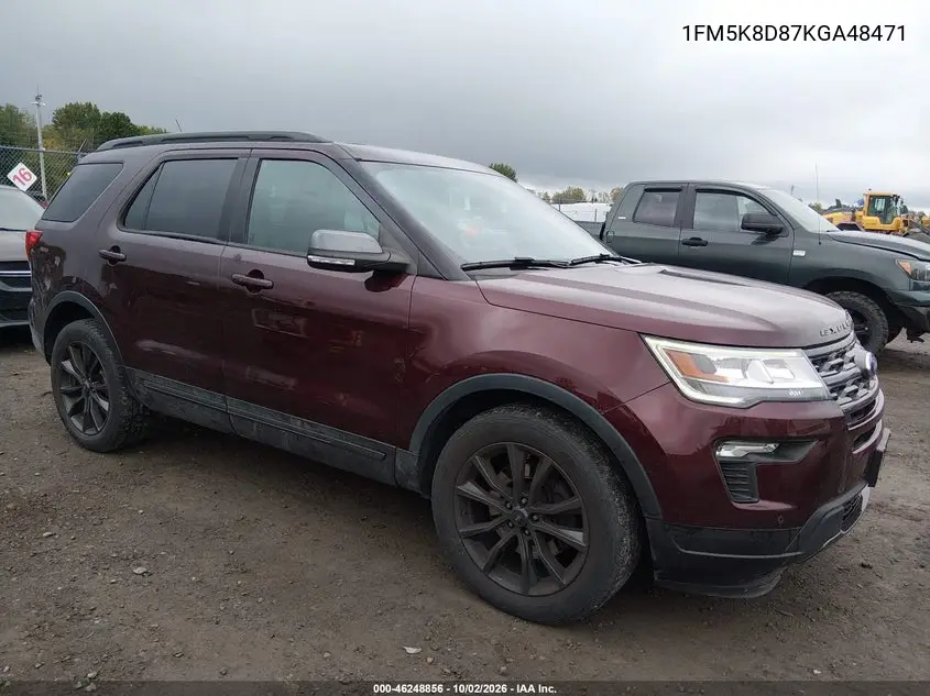 FORD EXPLORER 2019, VIN 1FM5K8D87KGA48471