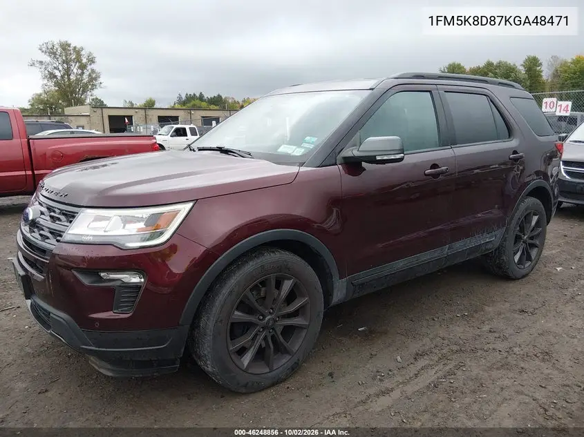 2019 FORD EXPLORER VIN 1FM5K8D87KGA48471 — фото 2