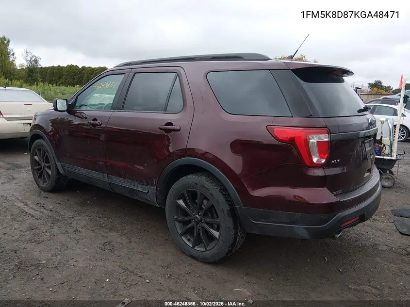2019 FORD EXPLORER VIN 1FM5K8D87KGA48471 — фото 3