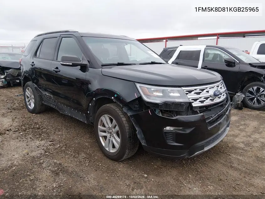 FORD EXPLORER 2019, VIN 1FM5K8D81KGB25965
