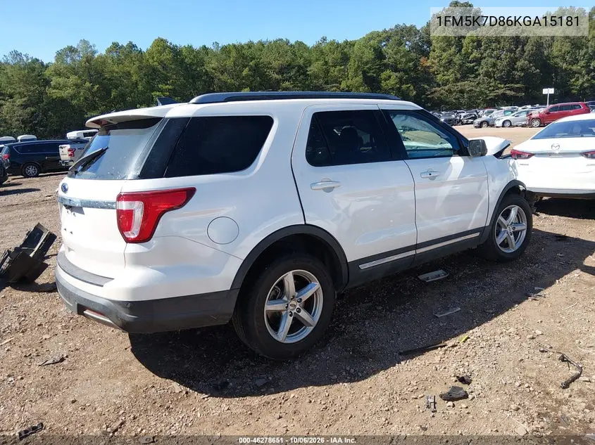 2019 FORD EXPLORER VIN 1FM5K7D86KGA15181 — фото 4