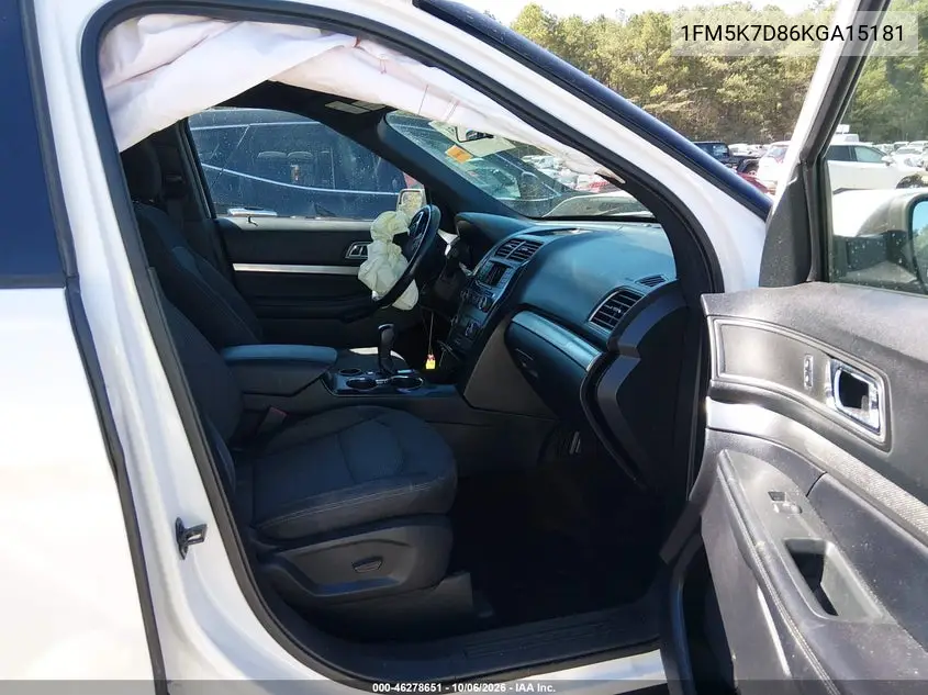 2019 FORD EXPLORER VIN 1FM5K7D86KGA15181 — фото 5