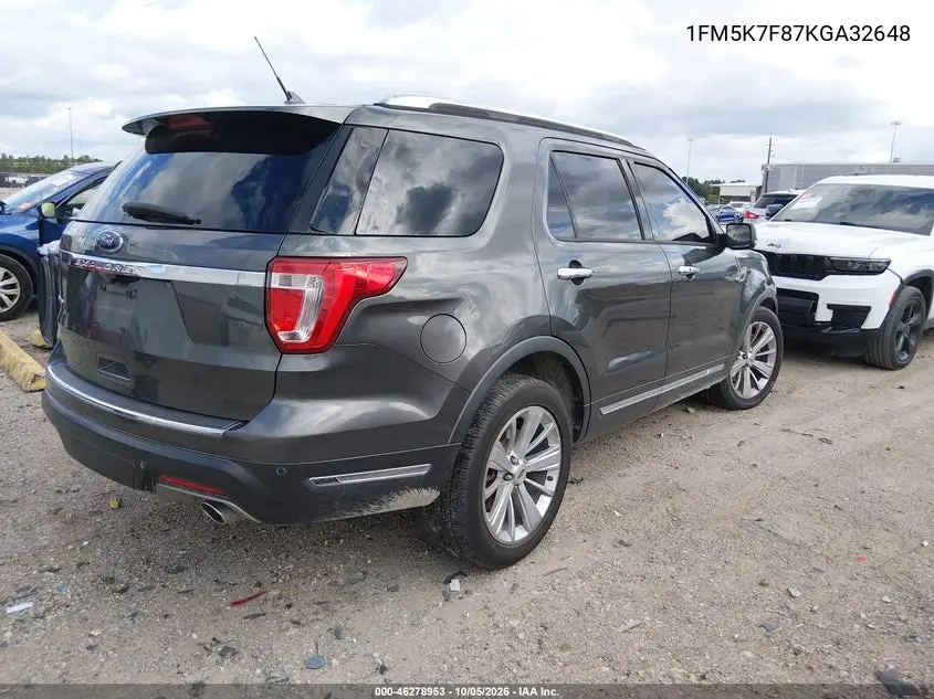 2019 FORD EXPLORER VIN 1FM5K7F87KGA32648 — фото 4