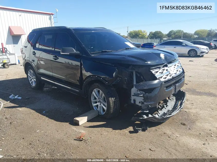 FORD EXPLORER 2019, VIN 1FM5K8D83KGB46462