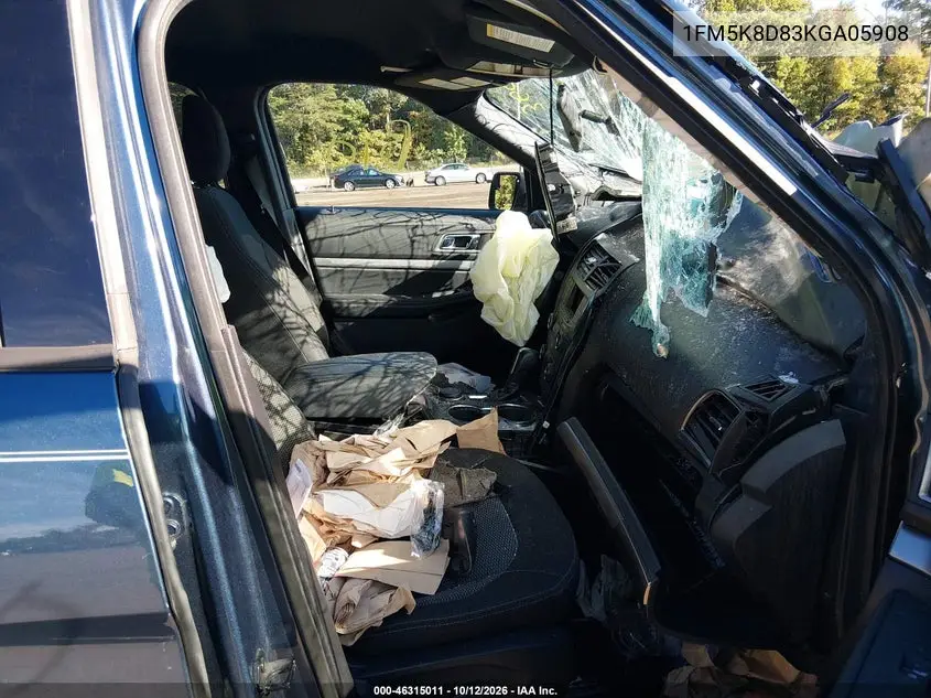 2019 FORD EXPLORER VIN 1FM5K8D83KGA05908 — фото 5