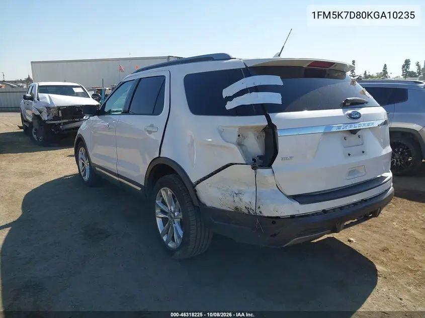 2019 FORD EXPLORER VIN 1FM5K7D80KGA10235 — фото 3