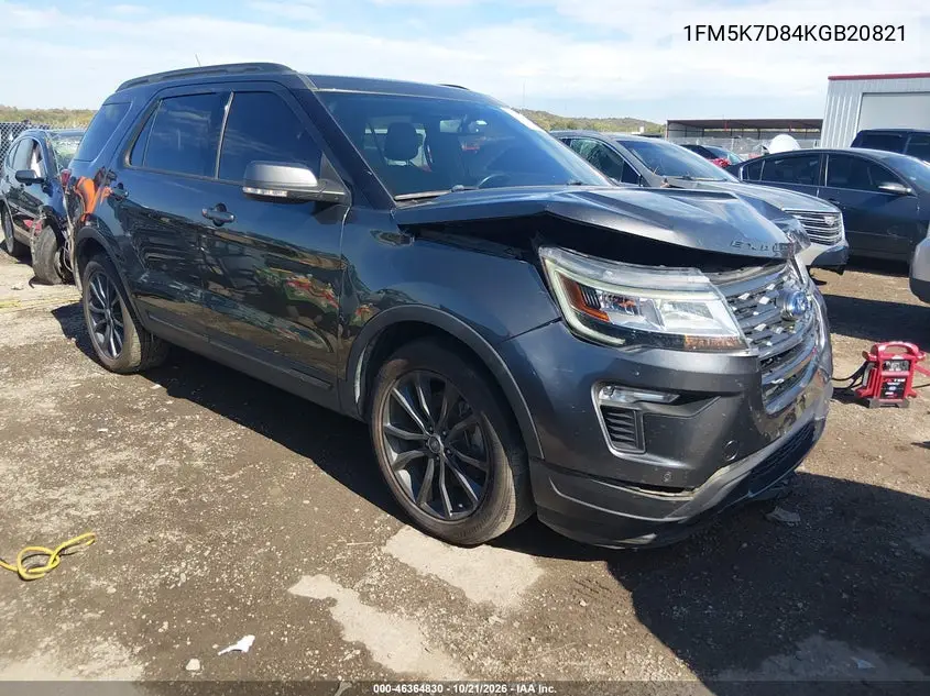 FORD EXPLORER 2019, VIN 1FM5K7D84KGB20821