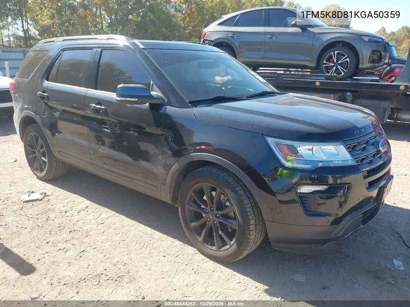 FORD EXPLORER 2019, VIN 1FM5K8D81KGA50359