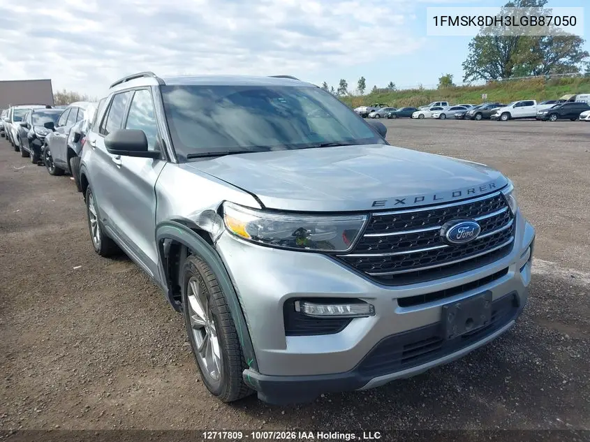 FORD EXPLORER 2020, VIN 1FMSK8DH3LGB87050