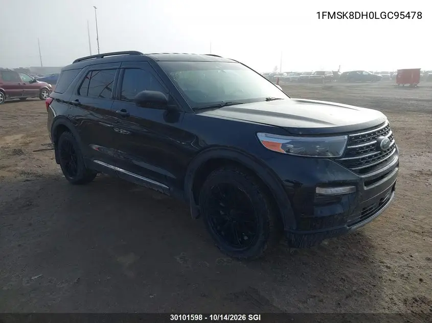 FORD EXPLORER 2020, VIN 1FMSK8DH0LGC95478