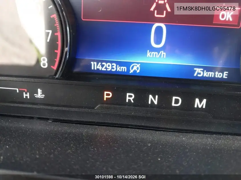 2020 FORD EXPLORER VIN 1FMSK8DH0LGC95478 — фото 16