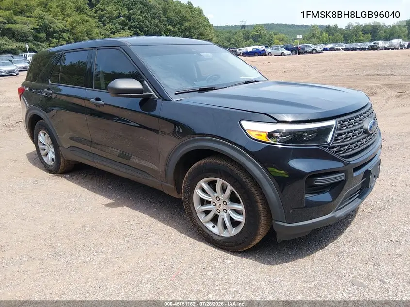 FORD EXPLORER 2020, VIN 1FMSK8BH8LGB96040