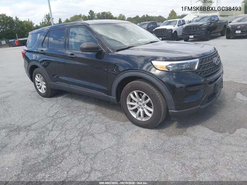 FORD EXPLORER 2020, VIN 1FMSK8BBXLGC38493