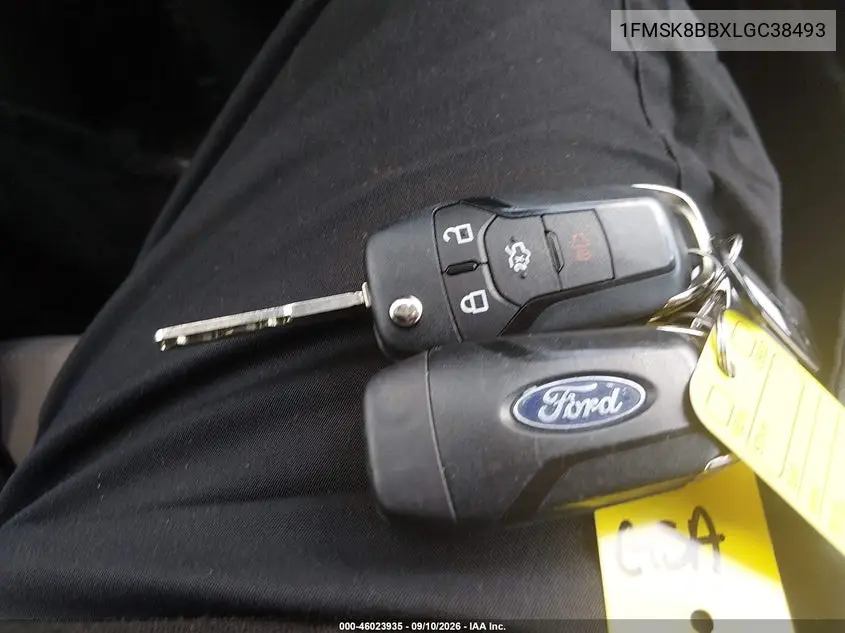 2020 FORD EXPLORER VIN 1FMSK8BBXLGC38493 — фото 11