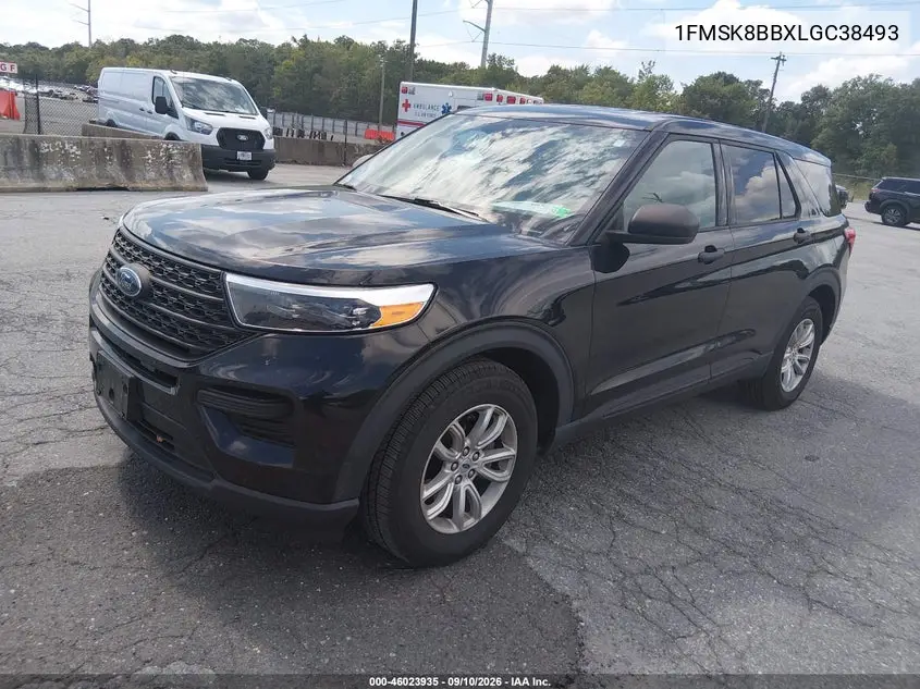 2020 FORD EXPLORER VIN 1FMSK8BBXLGC38493 — фото 2