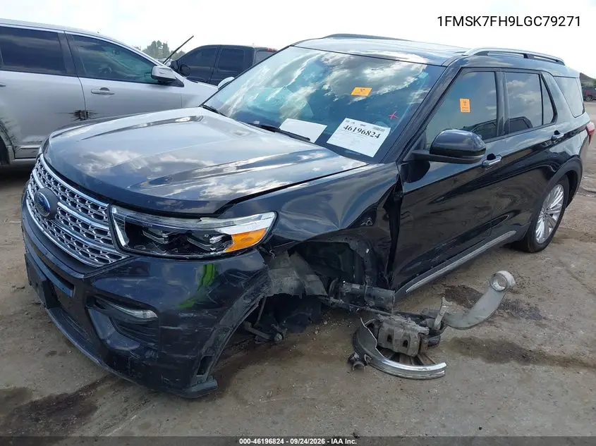 2020 FORD EXPLORER VIN 1FMSK7FH9LGC79271 — фото 2