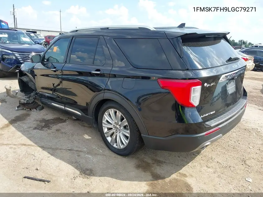 2020 FORD EXPLORER VIN 1FMSK7FH9LGC79271 — фото 3