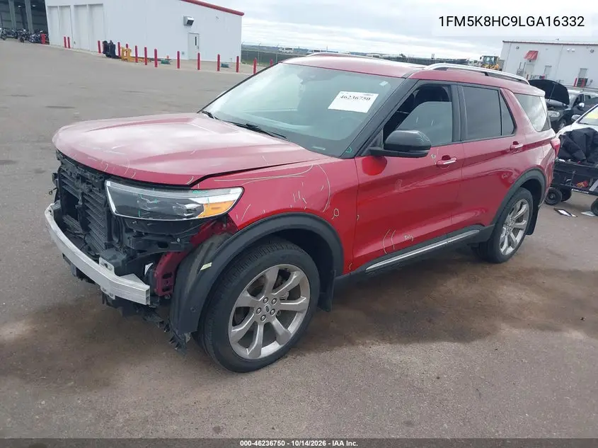 2020 FORD EXPLORER VIN 1FM5K8HC9LGA16332 — фото 2