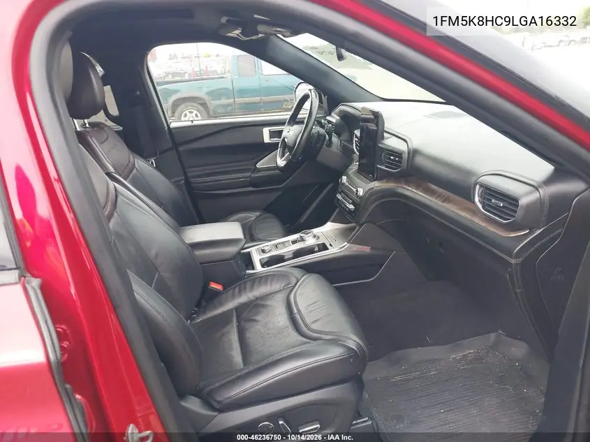 2020 FORD EXPLORER VIN 1FM5K8HC9LGA16332 — фото 5