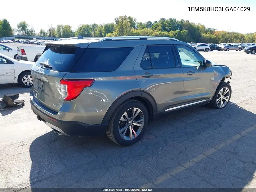 2020 FORD EXPLORER VIN 1FM5K8HC3LGA04029 — фото 4