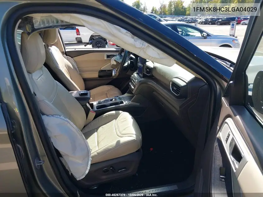 2020 FORD EXPLORER VIN 1FM5K8HC3LGA04029 — фото 5