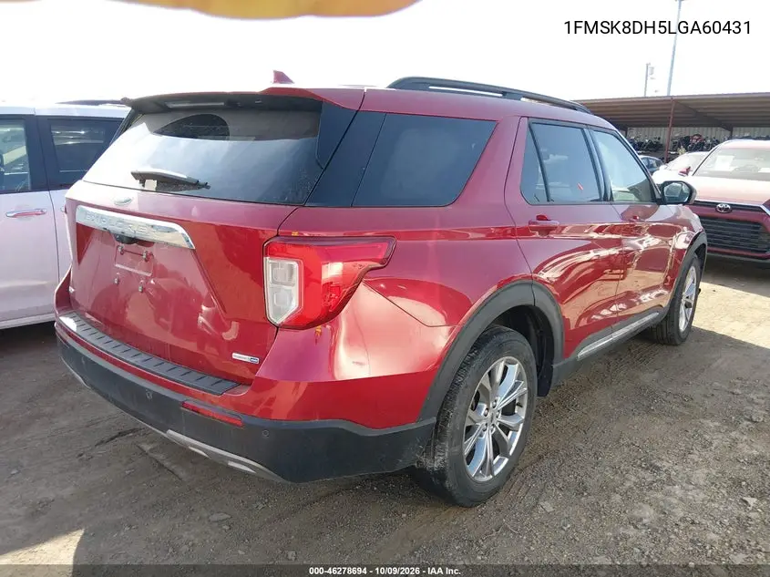 2020 FORD EXPLORER VIN 1FMSK8DH5LGA60431 — фото 4