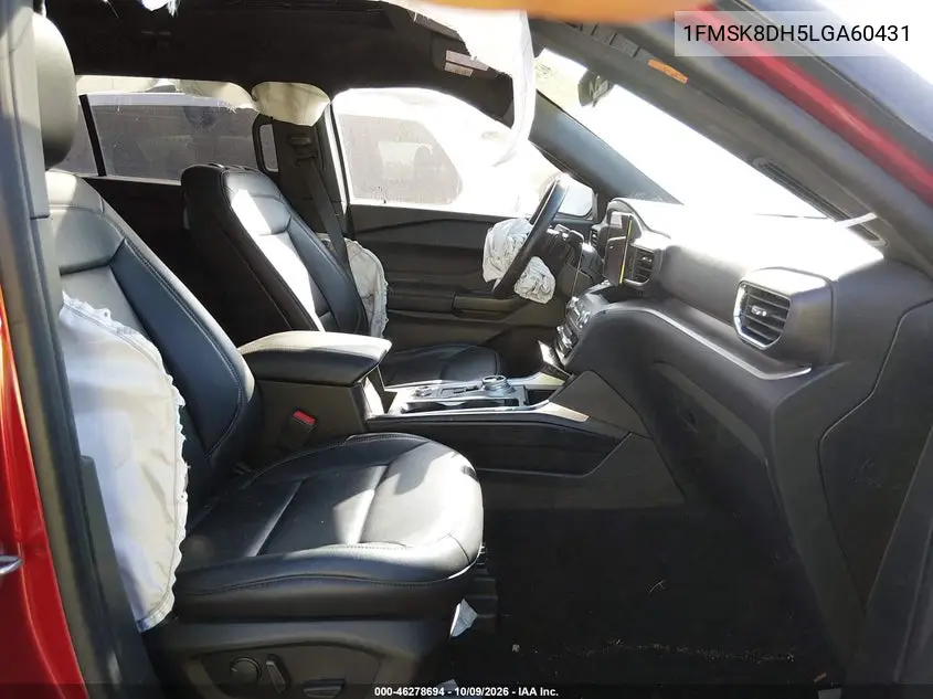 2020 FORD EXPLORER VIN 1FMSK8DH5LGA60431 — фото 5
