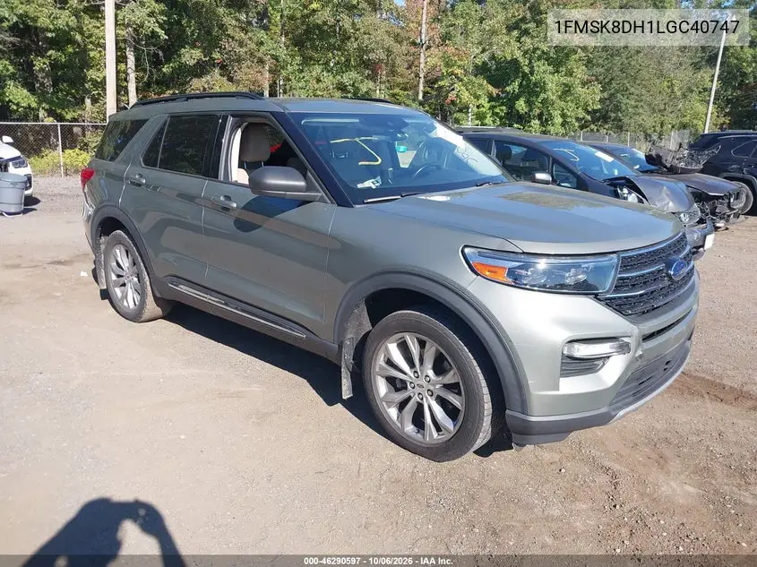 FORD EXPLORER 2020, VIN 1FMSK8DH1LGC40747