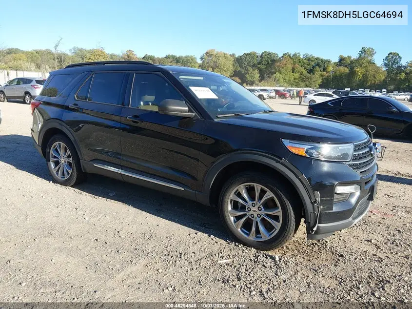 FORD EXPLORER 2020, VIN 1FMSK8DH5LGC64694