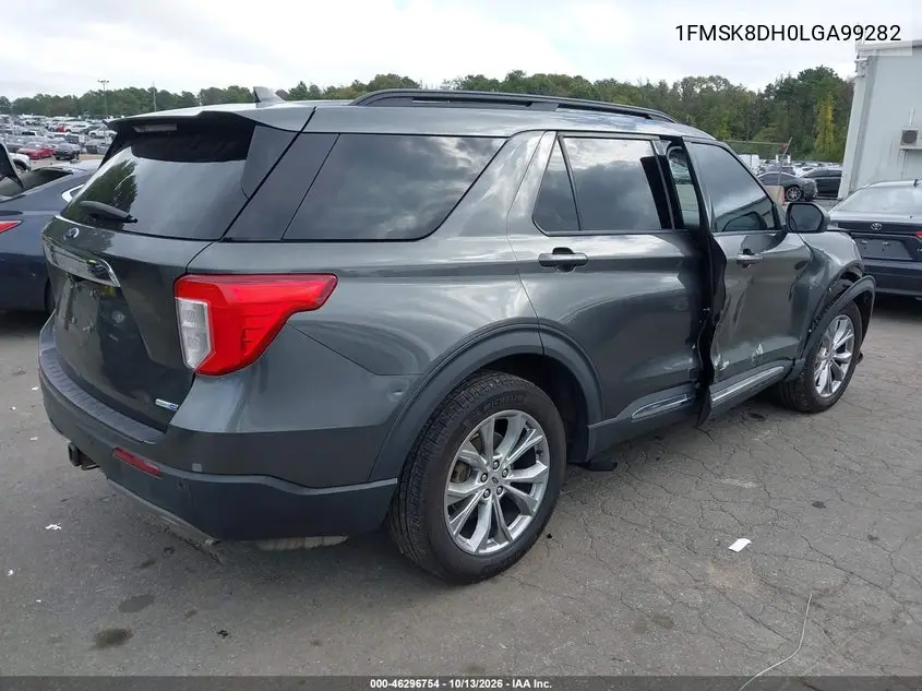 2020 FORD EXPLORER VIN 1FMSK8DH0LGA99282 — фото 4