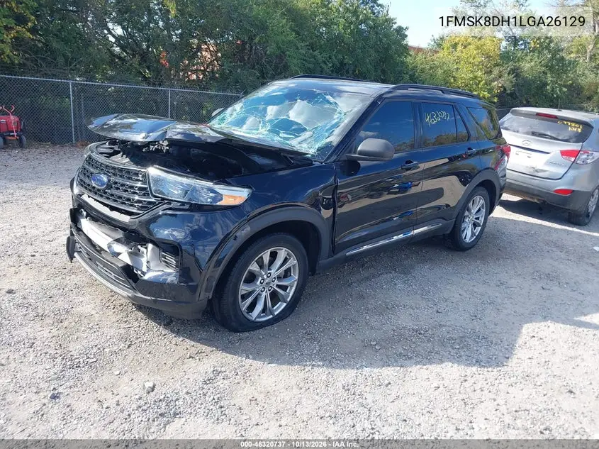 2020 FORD EXPLORER VIN 1FMSK8DH1LGA26129 — фото 2