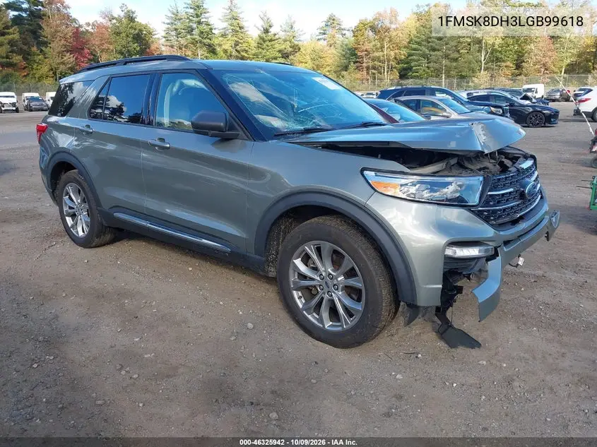 FORD EXPLORER 2020, VIN 1FMSK8DH3LGB99618