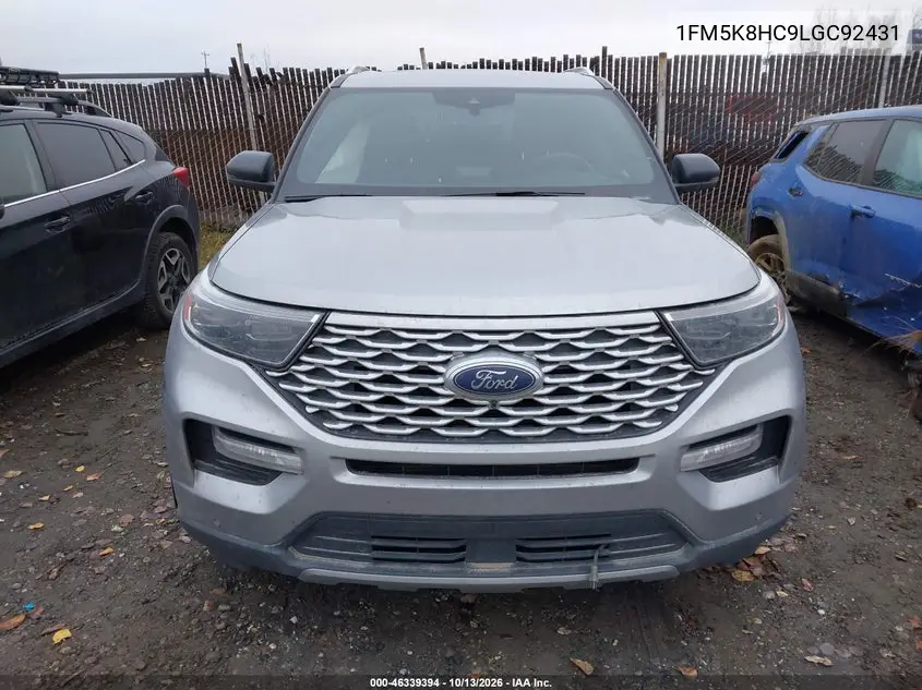 2020 FORD EXPLORER VIN 1FM5K8HC9LGC92431 — фото 12